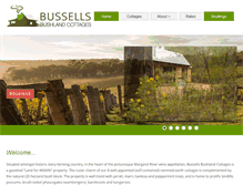 Tablet Screenshot of bushlandcottages.com.au